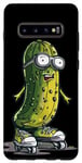 Coque pour Galaxy S10+ Awesome Pickle aime les rollers en ligne pour homme et femme