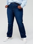 Levi's Plus 724™ High Rise Straight Leg Jean - Blue, Blue, Size 16, Inside Leg Regular, Women