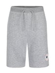 Converse Older Boys Printed Chuck Patch Shorts - - Grey, Grey, Size 7-8 Years
