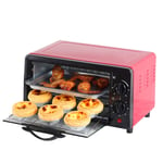 12L Oven Temperature Control & Adjustable 60-Minute Timer,Explosion-Proof Glass Doortoaster Oven,Wide Countertop Toaster Oven Toast(Color:Black)