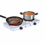Electric Hot Plate Cooker Double Portable Table Top Kitchen Hob Stove 2500W