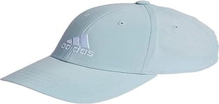 adidas Unisex Embroidered Logo Lightweight Baseball Cap, Wonder Blue/White, Kids