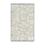 Marimekko Piirto Unikko kylpypyyhe 100x160 cm Ivory-black