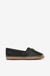 Tommy Hilfiger - Espadrillos TH Logo Leather Espadrille - Svart