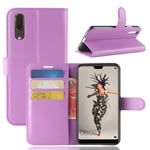 huawei Huawei P20 PU Wallet Case Purple