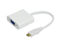 MicroConnect HDMI Mini - VGA adapter - Videokonverterare - HDMI - VGA