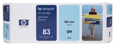 HP 83 680-ml Light Cyan DesignJet UV Ink Cartridge blekkpatron 1 stykker Original Lys cyan
