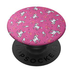Pink Unicorn Pop Mount Socket Magic Animal Girly PopSockets Swappable PopGrip