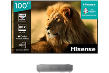 Vidéoprojecteur Hisense 100L5HD Pack console ultra courte focale Laser TV + écran ALR Fresnel fourni 100''
