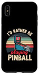 Jeu d'arcade vintage Pinball Machines Lover Coque pour iPhone XS Max