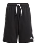 Adidas 3 Stripes Shorts Boy JR Black/White (Storlek 164)
