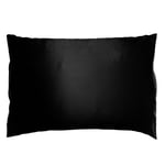 Soft Cloud Mulberry Silk Pillowcase Black 50x70
