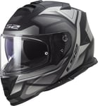 LS2, Casque Moto intégral Storm II Faster Matt Titanium, XXL