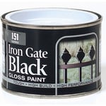 151 Coating Iron Gate Black Gloss Paint Tough, High Build & High Performance