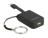 DELOCK – USB Type-C™ Adapter to mini DisplayPort (DP Alt Mode) 4K 60 Hz - Key Chain (63939)