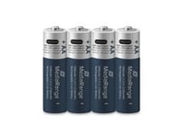 Mediarange Mrbat161, Laddningsbart Batteri, Aa, Litium-Ion (Li-Ion), 1,5 V, 4 Styck, 1400 Mah