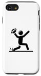 Coque pour iPhone SE (2020) / 7 / 8 Touchdown Celebration Funny Stickman Football Sport
