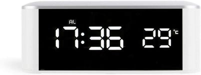 LED Réveil Électronique Réveil Portable Horloge Rétro-éclairage Chambre Intérieur Température Extérieure Et Affichage Humidité
