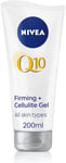 NIVEA Q10 Firming + Good-Bye Cellulite Gel Cream, 200Ml, anti Cellulite Cream wi