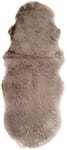 House Nordic Lammskinn imitation - Brun 60x180