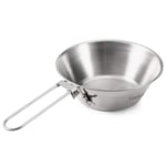 Benkeg Camping Bowl - Stainless Steel Bowl with Foldable Handle for Outdoor Camping Hiking Backpacking Picnic