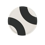 Bebo Objects - Empha Tray Big Pattern - Svart - Serveringsbrickor - Grand Public