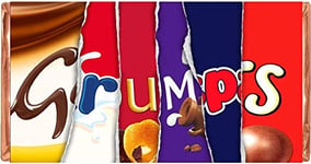 Grumps Chocolate Novelty Wrappers Insults Valentines Day Love Gift Present Rude Funny (Chocolate BAR NOT Included)
