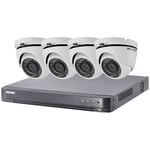 Hikvision - HIK-4DOM-THD-002 - Kit vidéo surveillance Turbo hd 4 caméras dôme