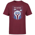 Star Wars The Mandalorian Bo-Katan Badge Men's T-Shirt - Burgundy - M