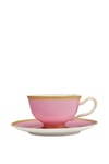 Teas & C's Kasbah Hot Pink 200ml Footed Cup and Saucer