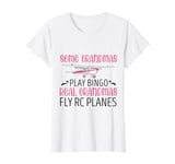 RC Plane Grandma Airplane Lover Remote Control Pilot T-Shirt