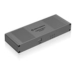 Oehlbach Highway HDMI Splitter 1:2 - Séparation Active sans Perte des transmissions de signaux Audio et vidéo - Idéal pour 4K, HDR, 3D, 1080p, 2160p, UHD, 4K avec 60Hz - Brun métallisé
