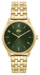 Lacoste 2011326 Men's Lisbon (42mm) Green Dial / Gold-Tone Watch