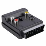 3X(Newest Switchable Scart Male to Female S-Video 3 RCA o Adapter Convecto8C4)