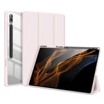 Samsung Galaxy Tab S9 Ultra/S8 Ultra - DUX DUCIS Toby Tri-Fold læder cover - Pink