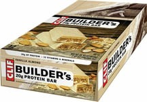 Clif Bar Builders Protein bar Vanilla Almond Box of 12