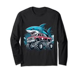 Monster Truck Shark Men Women Kids Cool Long Sleeve T-Shirt