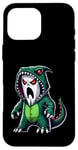 Costume de fantôme portant un dinosaure pour Halloween Cosplay T-Rex Coque pour iPhone 16 Pro Max