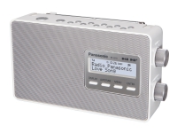 Panasonic-RF-D10EG - Bærbar DAB-radio - 2 watt - hvit