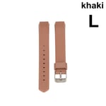 Silicone Wristband Smart Watch Strap Bracelet Khaki L