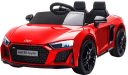 Audi R8 Spyder Elbil, Rød, El bil til børn
