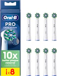 Oral-B Pro Cross Action Electric Toothbrush Head, X-Shape  Angled Bristles 8pk