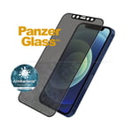 PanzerGlass iPhone 12 Mini Privacy skärmskydd i härdat glas - Edge-to-Edge