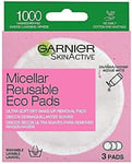Micellar Reusable Makeup Remover Eco Pads Set Of 3 Ultra Soft Micro Fibre Pads