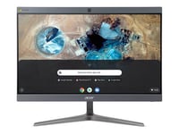 Acer Chromebase CA24I2 - Tout-en-un - 1 x Core i3 8130U / 2.2 GHz - RAM 8 Go - SSD 32 Go - UHD Graphics 620 - GigE - LAN sans fil: 802.11a/b/g/n/ac, Bluetooth 4.2 - Chrome OS - moniteur : LED 23.8" 1920 x 1080 (Full HD) écran tactile