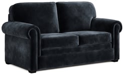 Jay-Be Heritage Velvet 2 Seater Sofa Bed - Charcoal