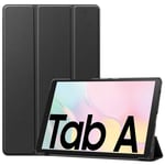 Étui Pour Tablette Samsung Galaxy Tab A7 (Sm-T500 / Sm-T505) - Cuir Synthétique, Noir Housse Pochette