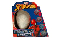 Spiderman Bath Fizzer Paint You Own With Colour & Brush Kids Crafty Bath Bomb