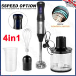 UK 1000W 4 in 1 5 Speed powerful hand held electric food Blender Mixer Stick