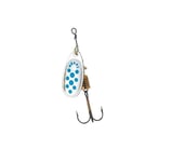 Spinner MEPPS COMET-3 6,5g silver/blå prickar